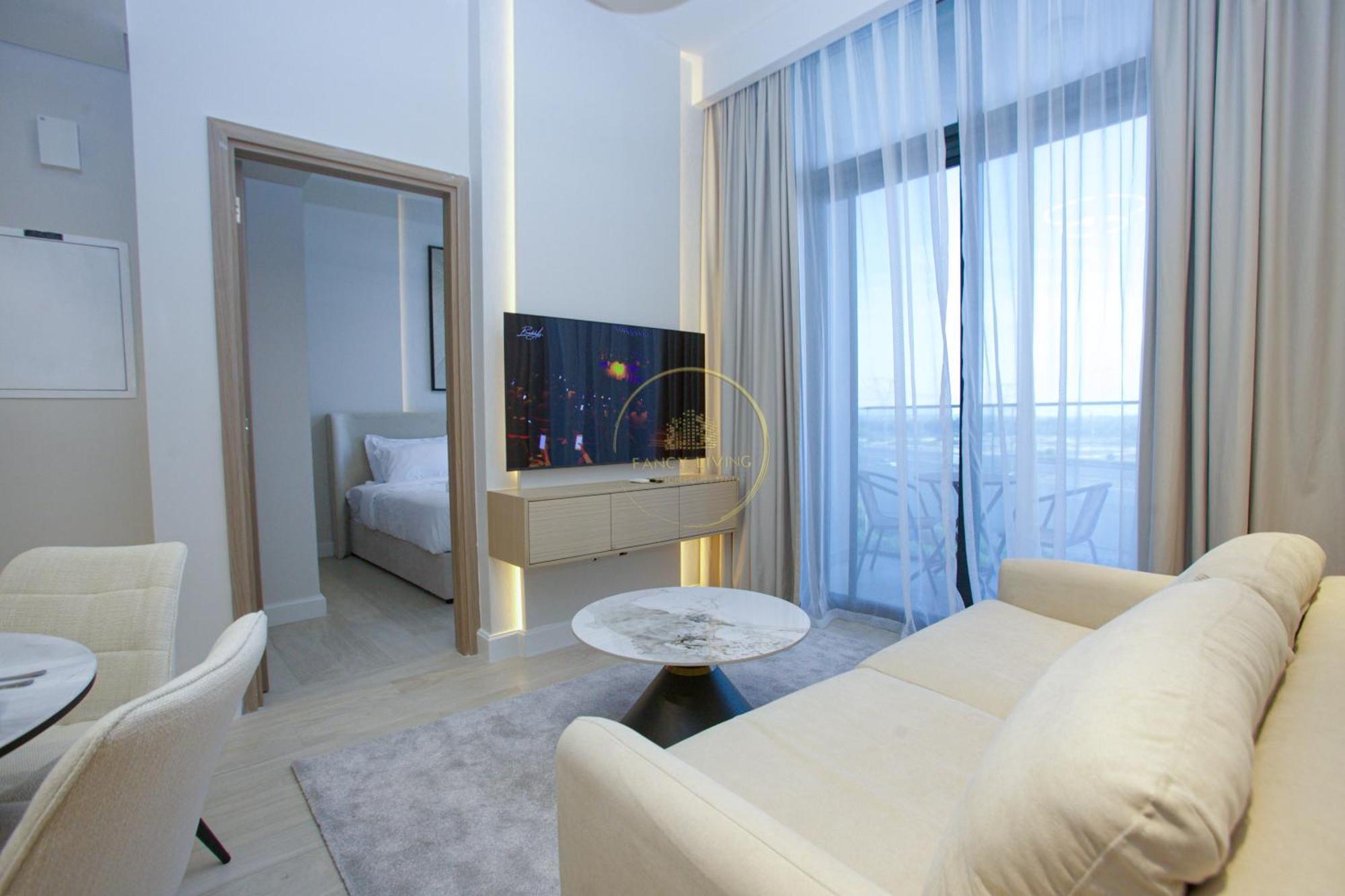 Апартаменты Azizi Riviera 46-431 Дубай Экстерьер фото
