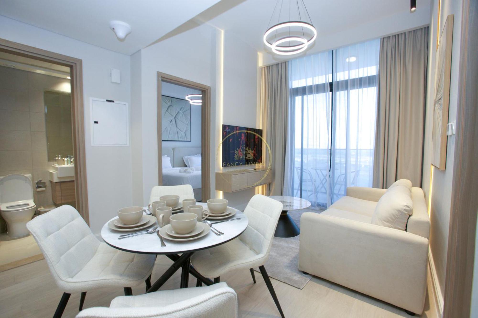 Апартаменты Azizi Riviera 46-431 Дубай Экстерьер фото