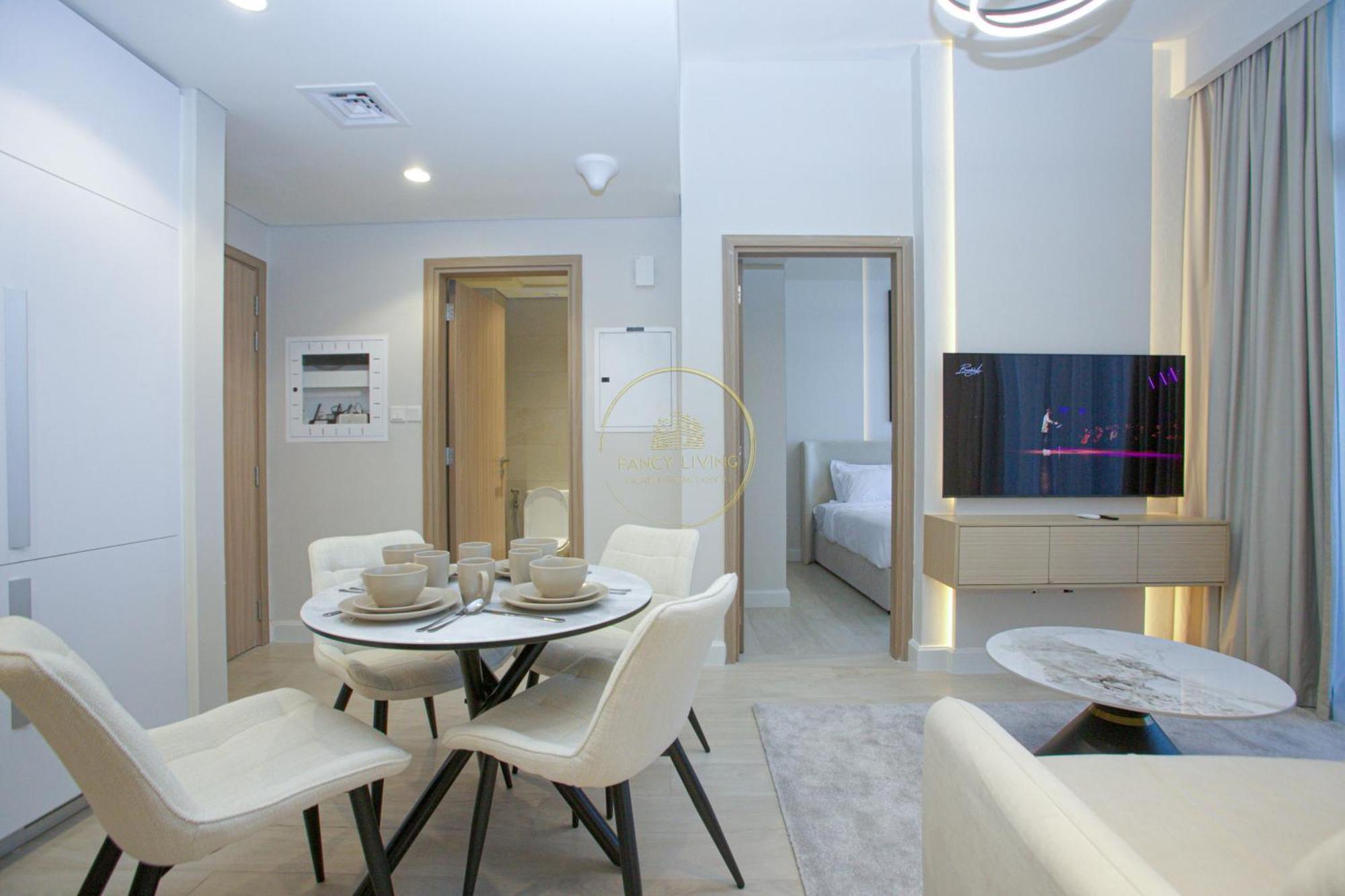 Апартаменты Azizi Riviera 46-431 Дубай Экстерьер фото