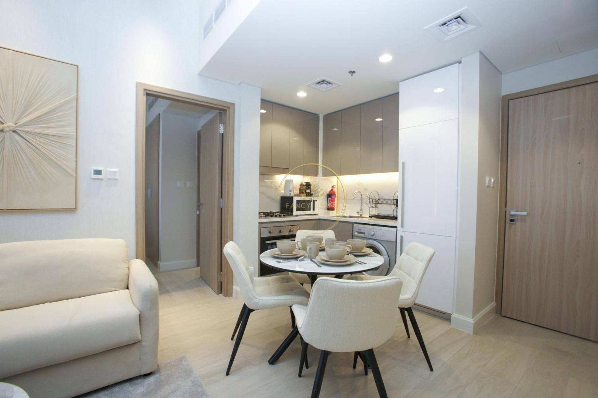 Апартаменты Azizi Riviera 46-431 Дубай Экстерьер фото