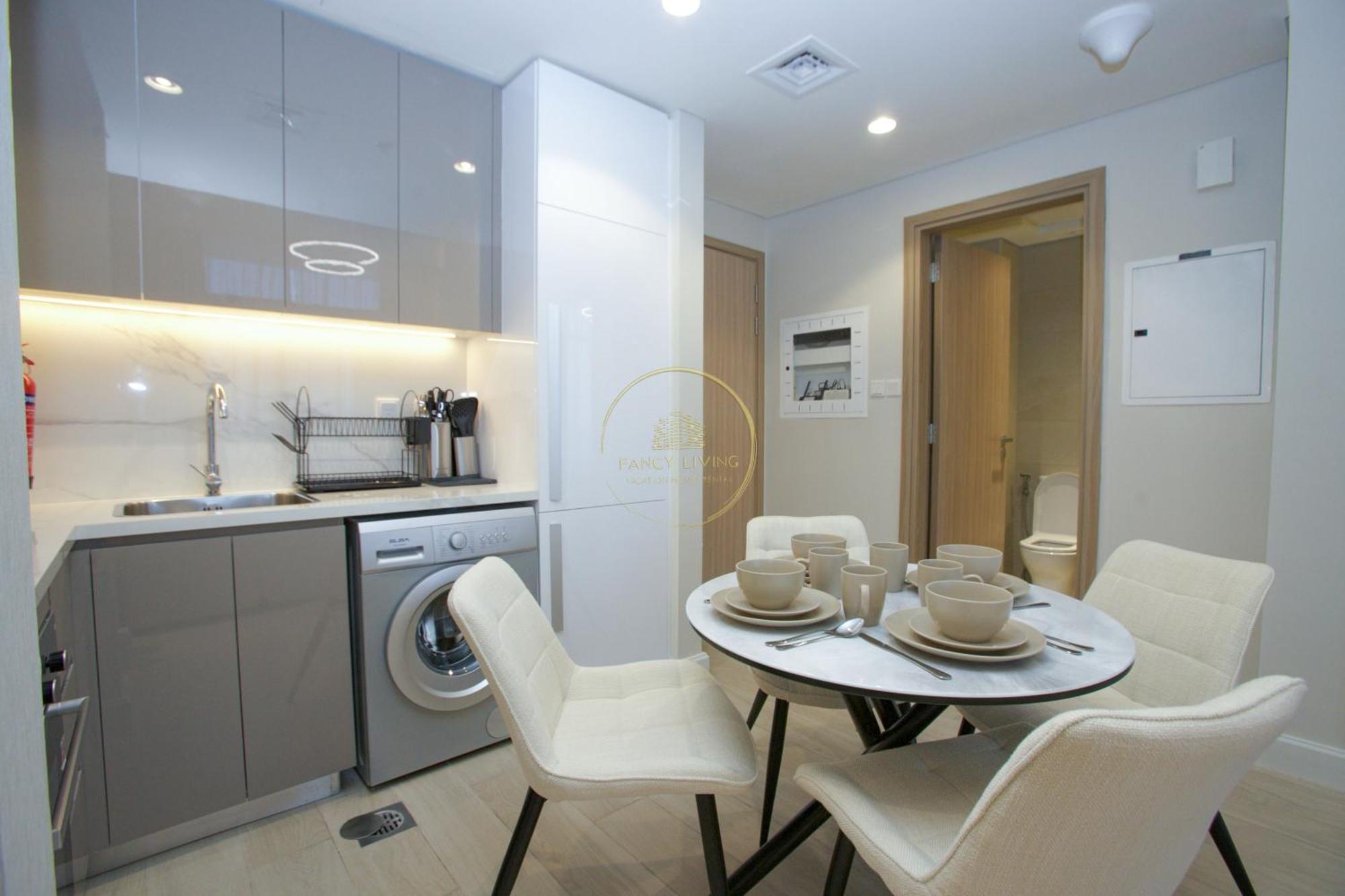 Апартаменты Azizi Riviera 46-431 Дубай Экстерьер фото